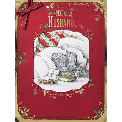 Husband Me To You Bear Luxury Boxed Christmas Card £9.99